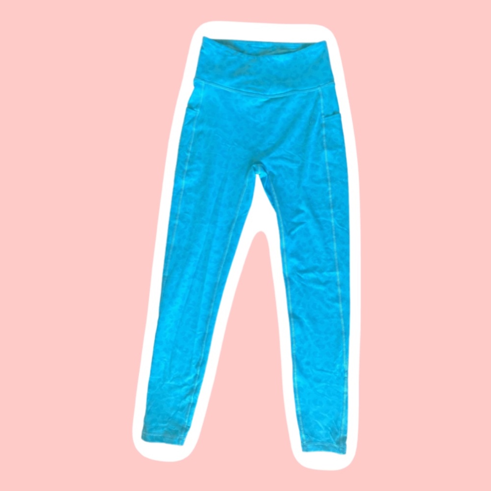Ryderwear Blue Animal Print Leggings